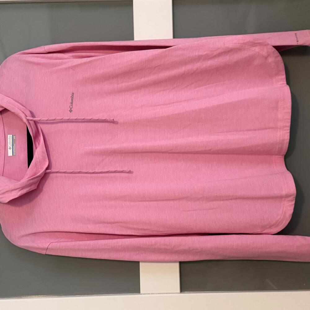 Columbia Women's Long Sleeve Activewear Hoodie - Pink, Large